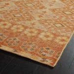 Kaleen Relic Collection Light Orange Area Rug 4' x 6'