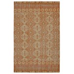 Kaleen Relic Collection Light Orange Area Rug 8' x 10'