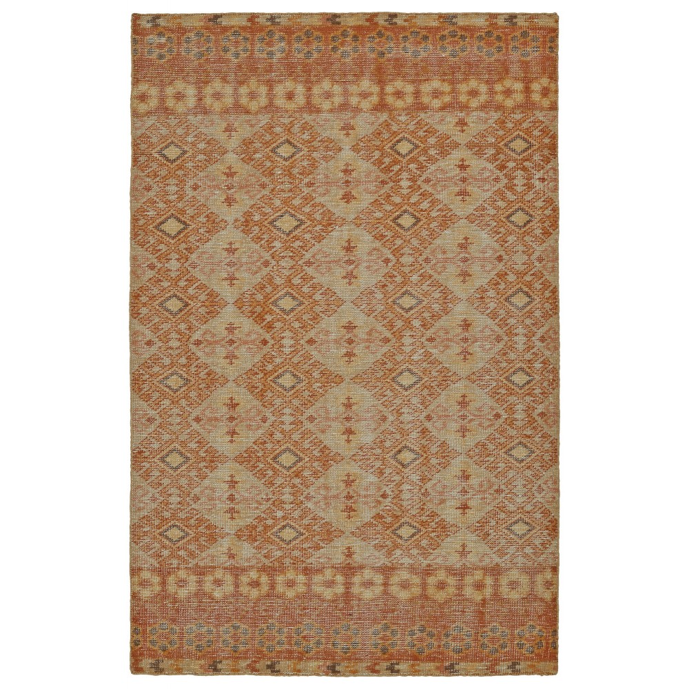 Kaleen Relic Collection Light Orange Area Rug 9' x 12'
