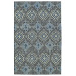 Kaleen Relic Collection Light Charcoal Throw Rug 2' x 3'