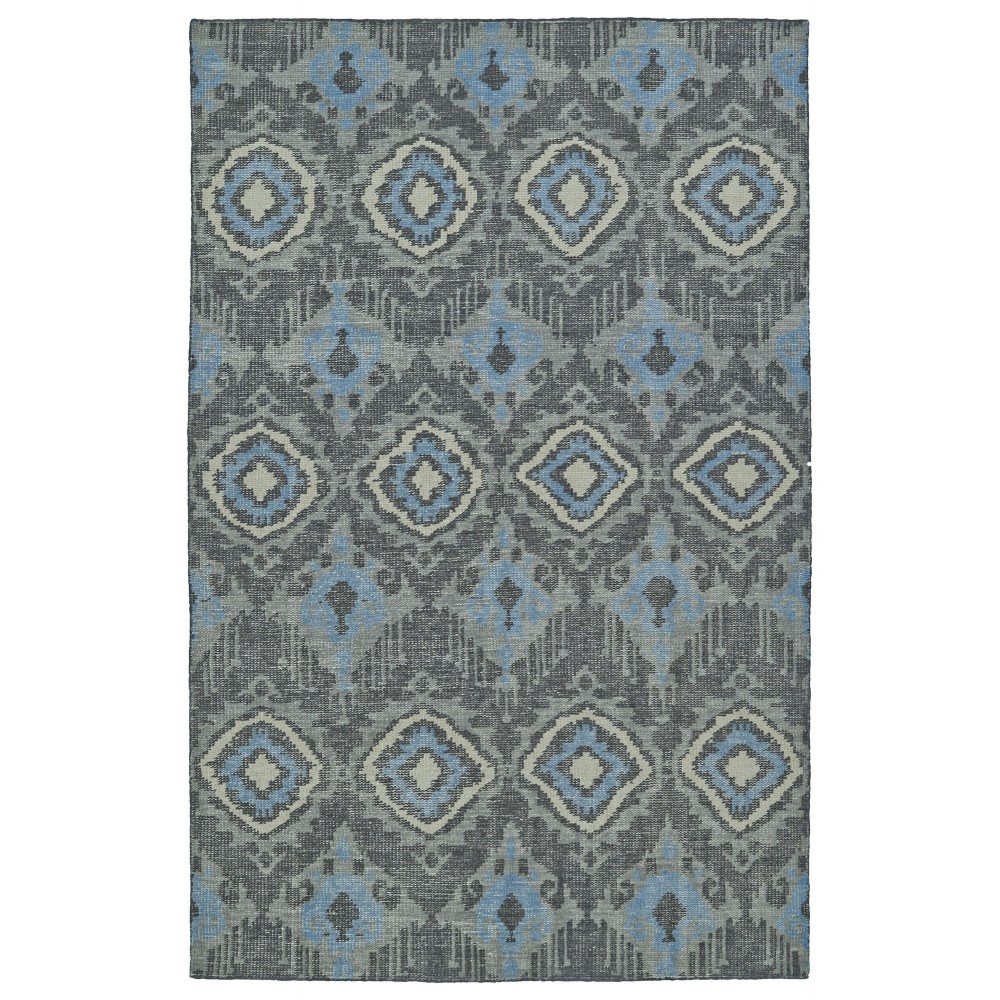 Kaleen Relic Collection Light Charcoal Throw Rug 2' x 3'