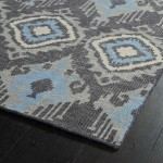 Kaleen Relic Collection Light Charcoal Throw Rug 2' x 3'