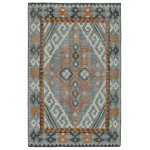Kaleen Relic Collection Bright Grey Area Rug 4' x 6'