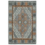 Kaleen Relic Collection Bright Grey Area Rug 8' x 10'