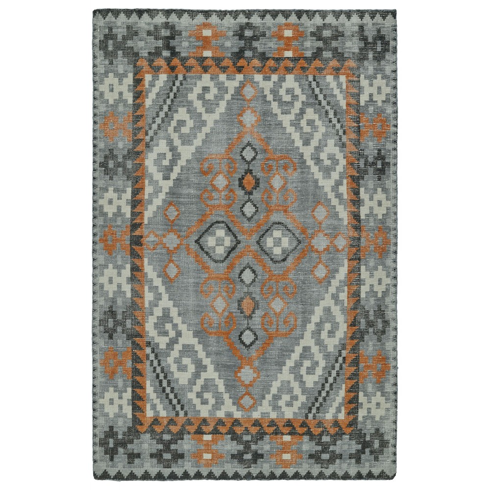 Kaleen Relic Collection Bright Grey Area Rug 9' x 12'