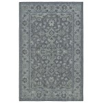 Kaleen Relic Collection Dark Grey Area Rug 4' x 6'