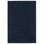 Kaleen Renaissance Collection Dark Navy Throw Rug 3' x 5'