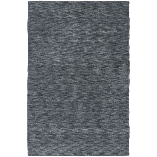 Kaleen Renaissance Collection Dark Charcoal Throw Rug 3' x 5'