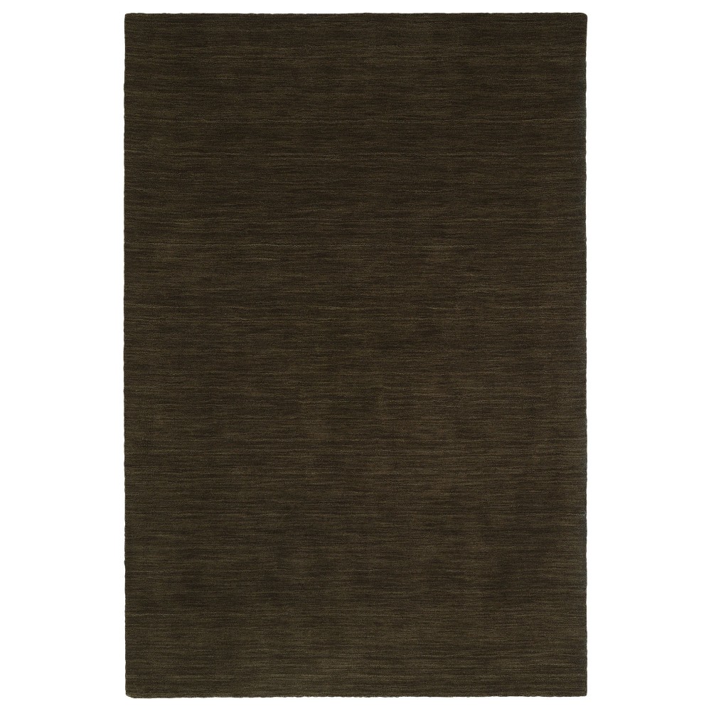 Kaleen Renaissance Collection Dark Chocolate Throw Rug 3' x 5'