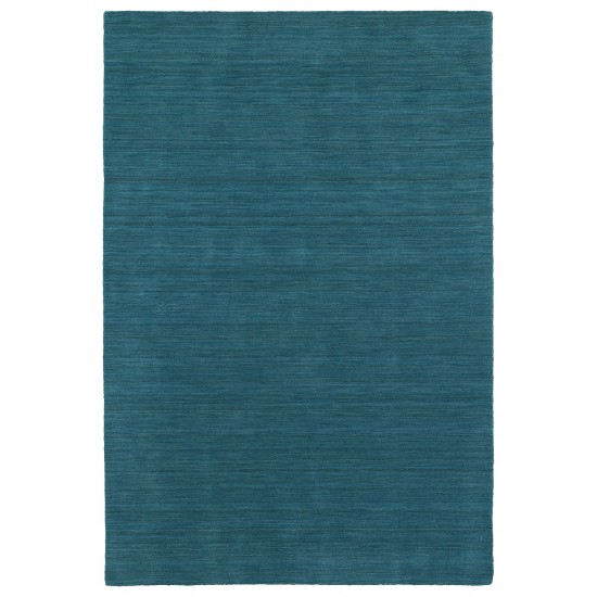 Kaleen Renaissance Collection Dark Turquoise Throw Rug 3' x 5'