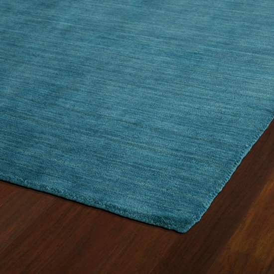 Kaleen Renaissance Collection Dark Turquoise Throw Rug 3' x 5'