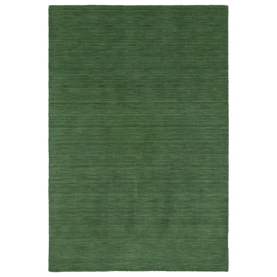 Kaleen Renaissance Collection Dark Emerald Throw Rug 3' x 5'