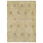 Kaleen Restoration Collection Light Gold Area Rug 5'6" x 8'6"