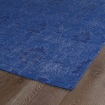 Kaleen Restoration Collection RES01-17 Blue Throw Rug 2' x 3'