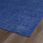 Kaleen Restoration Collection RES01-17 Blue Area Rug 4' x 6'