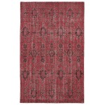 Kaleen Restoration Collection Dark Red Area Rug 4' x 6'