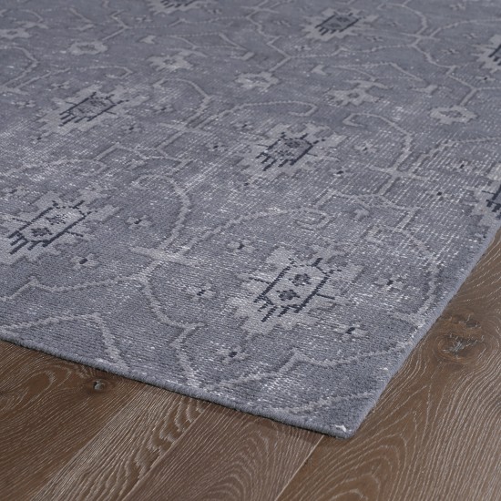 Kaleen Restoration Collection Light Grey Area Rug 4' x 6'