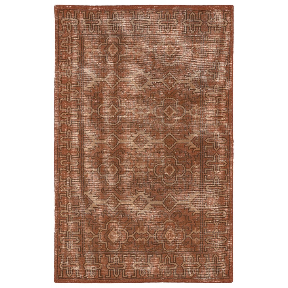 Kaleen Restoration Collection Dark Paprika Area Rug 4' x 6'