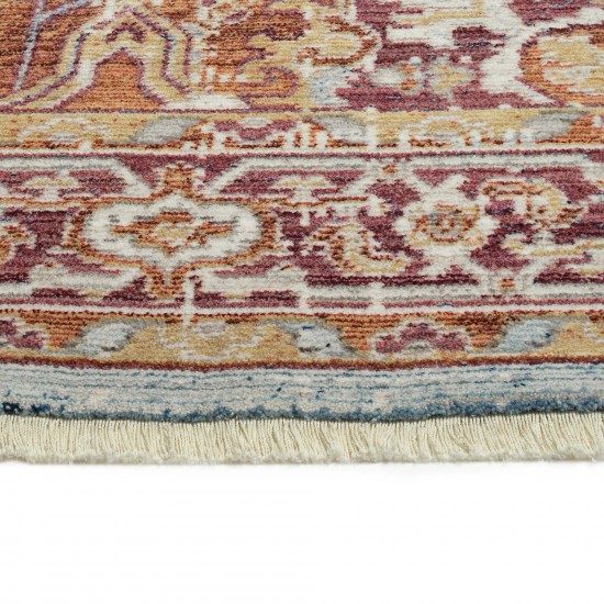 Kaleen Rila Collection Bright Light Blue Area Rug 7'10" x 10'10"