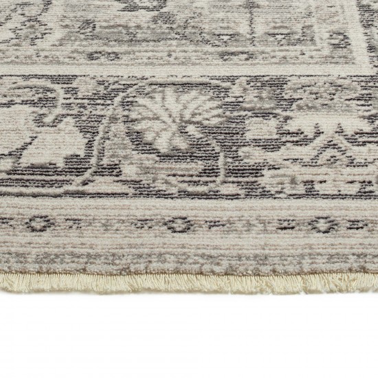 Kaleen Rila Collection Gray Charcoal Throw Rug 18" x 18"