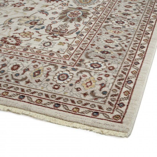 Kaleen Rila Collection Light Ivory Throw Rug 18" x 18"