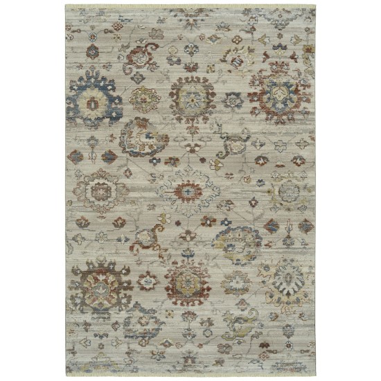 Kaleen Rila Collection Light Taupe Runner 2'2" x 7'6"