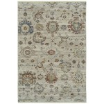 Kaleen Rila Collection Light Taupe Throw Rug 2' x 3'