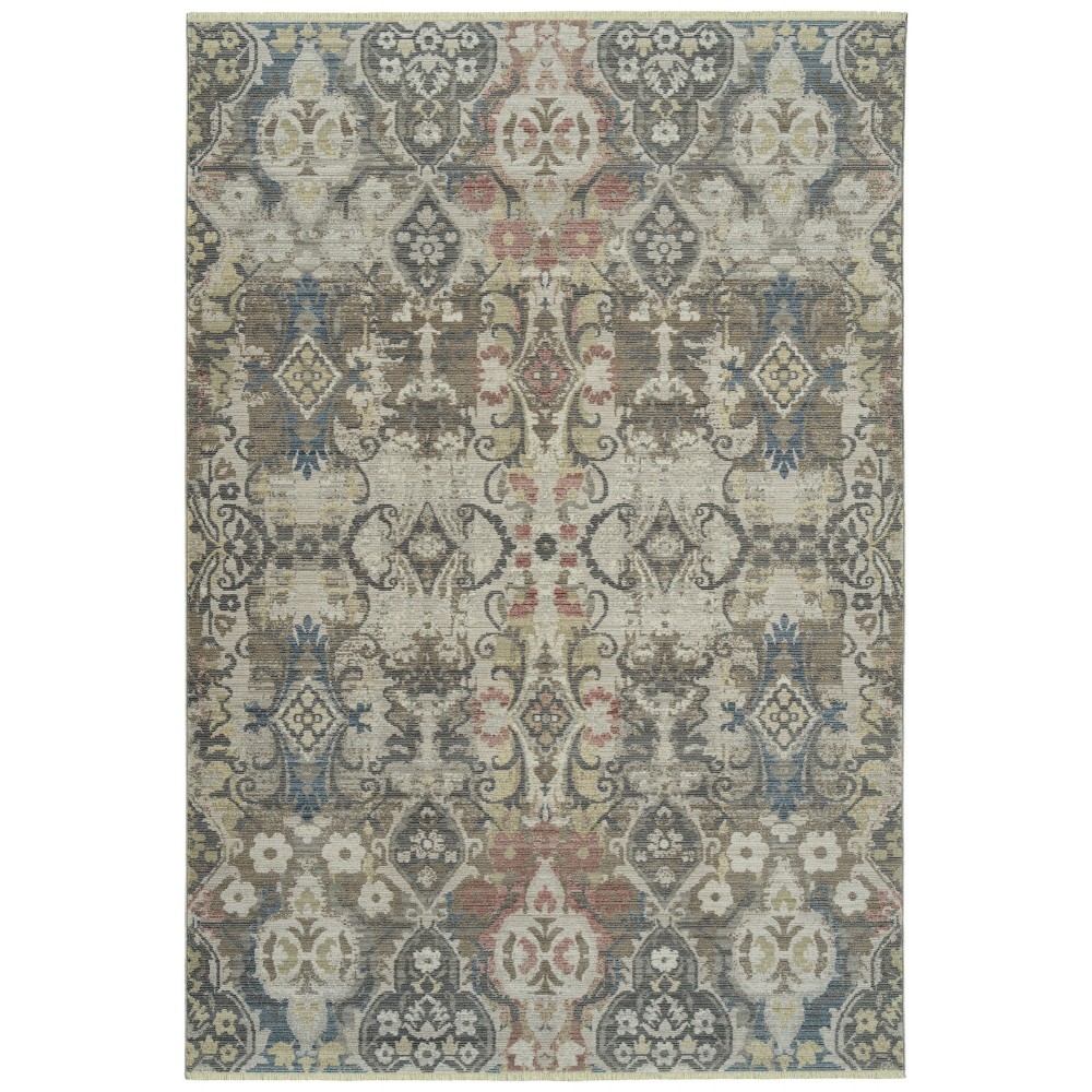 Kaleen Rila Collection Light Mocha Runner 2'2" x 7'6"