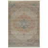 Kaleen Rila Collection Light Salmon Throw Rug 18" x 18"