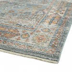 Kaleen Rila Collection Blue Silver Runner 2'2" x 7'6"