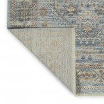 Kaleen Rila Collection Blue Silver Runner 2'2" x 7'6"