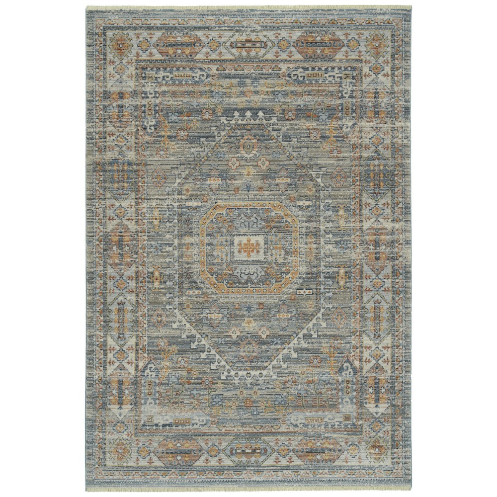 Kaleen Rila Collection Gray Silver Runner 2'2" x 7'6" Kaleen Rila Collection Gray Silver Runner 2'2" x 7'6"