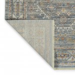 Kaleen Rila Collection Gray Silver Runner 2'2" x 7'6"