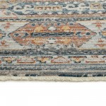 Kaleen Rila Collection Gray Silver Area Rug 5'6" x 7'9"