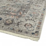 Kaleen Rila Collection Light Silver Area Rug 7'10" x 10'10"