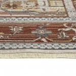 Kaleen Rila Collection Dark Brick Area Rug 7'10" x 10'10"