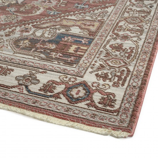 Kaleen Rila Collection Dark Rose Runner 2'2" x 7'6"