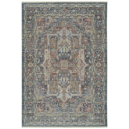 Kaleen Rila Collection Dark Multi Throw Rug 18" x 18"