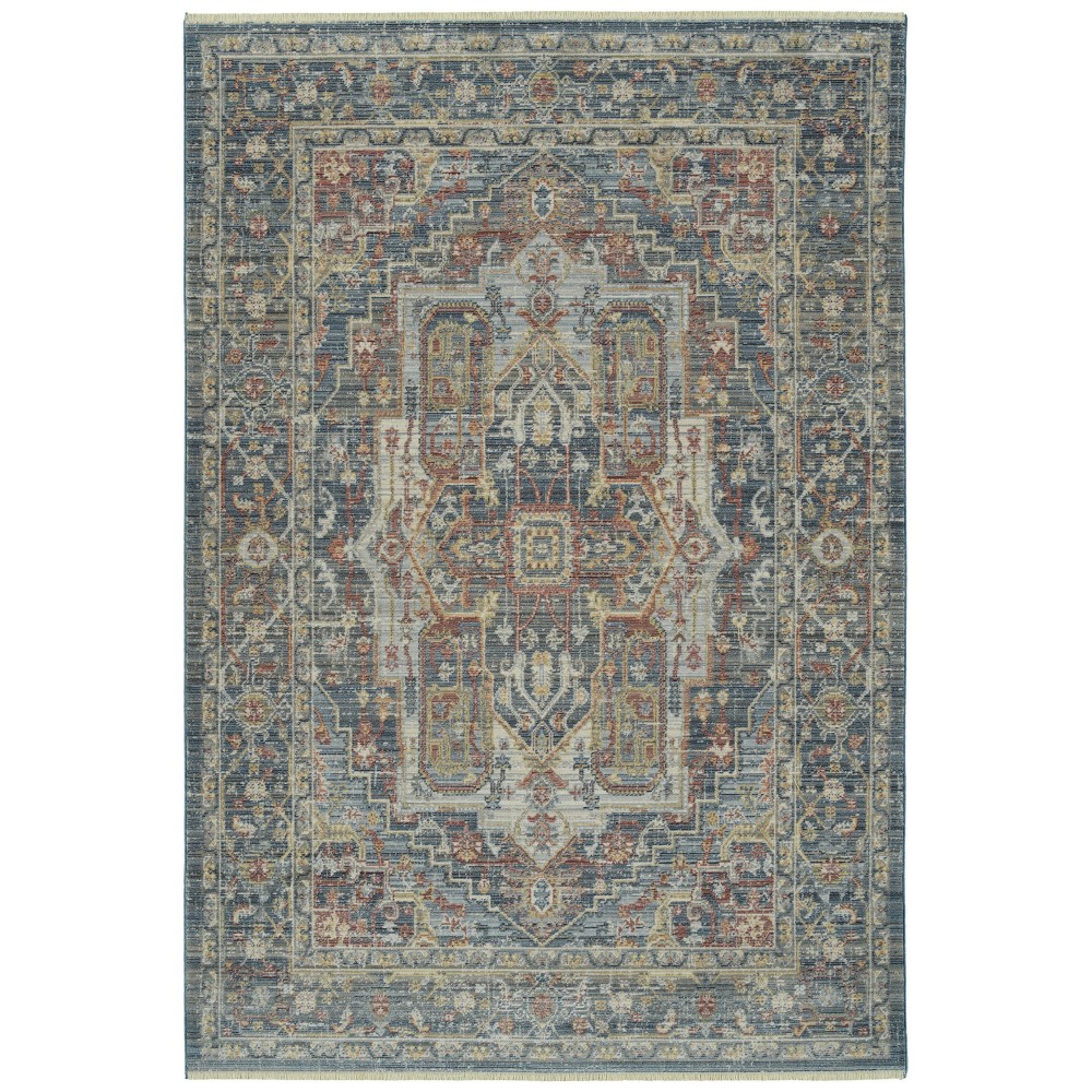 Kaleen Rila Collection Dark Multi Area Rug 7'10" x 10'10"