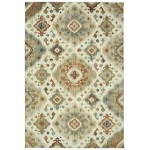 Kaleen Tallah Collection Light Sand Area Rug 4'11" x 7'10"