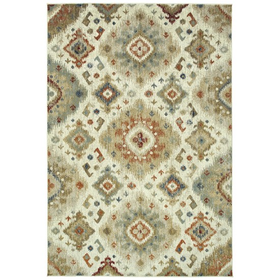 Kaleen Tallah Collection Light Sand Area Rug 7'7" x 9'6"