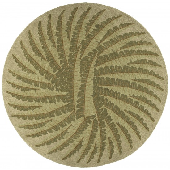 Kaleen Tara Rounds Collection Dark Gold Area Rug 11'9" x 11'9"