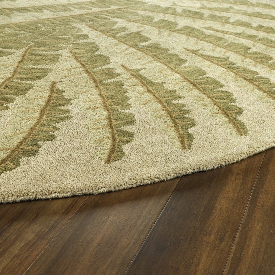 Kaleen Tara Rounds Collection Dark Gold Area Rug 11'9" x 11'9"