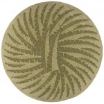 Kaleen Tara Rounds Collection Dark Gold Area Rug 7'9" x 7'9"