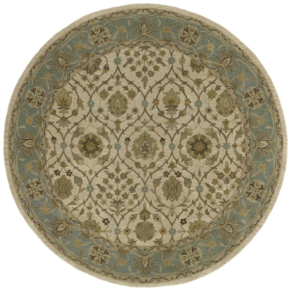 Kaleen Tara Rounds Collection Light Ivory Area Rug 3'9" x 3'9" Kaleen Tara Rounds Collection Light Ivory Area Rug 3'9" x 3'9"