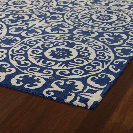 Kaleen Tara Rounds Collection EVL03-22 Navy Area Rug 11'9" x 11'9"