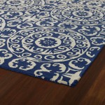 Kaleen Tara Rounds Collection EVL03-22 Navy Area Rug 3'9" x 3'9"