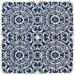 Kaleen Tara Rounds Collection EVL03-22 Navy Area Rug 3'9" x 3'9"