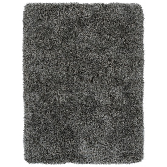 Kaleen Rinna Collection Dark Pewter Area Rug 3'6" x 5'6"