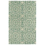 Kaleen Tara Rounds Collection Light Mint Area Rug 7'9" x 7'9"